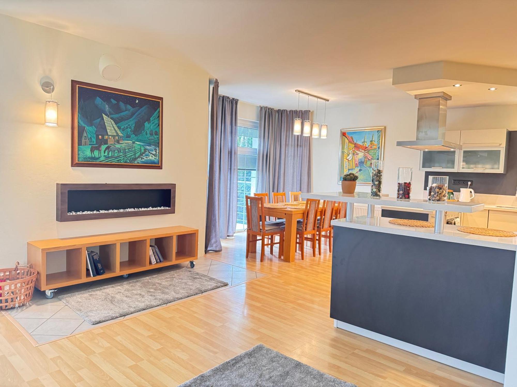 Diamondvilla, 4 Bedroom Apartment, Garden & Spa Prag Exteriör bild